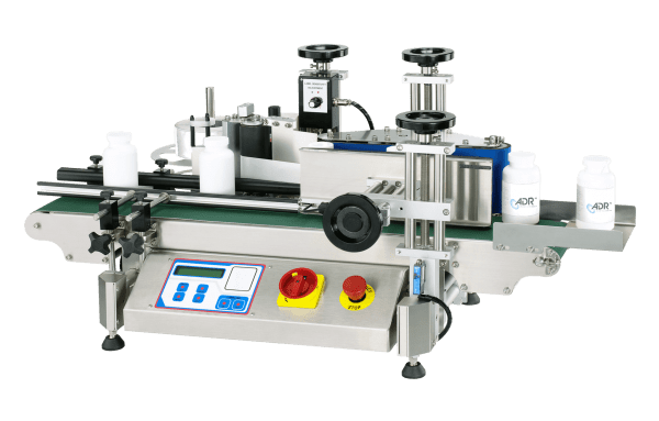 Etiqueteuse à bouteille, conteneur et fiole JMV LAB8050